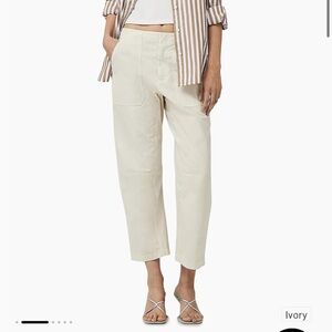 rag&bone Leyton Crop Cotton Work Pants